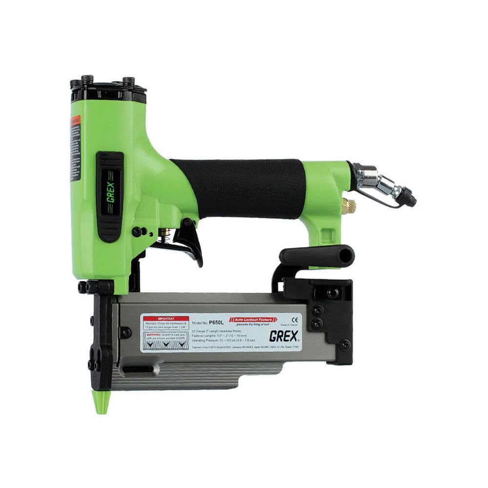 Grex P650L 23-Gauge 2-Inch Headless Pinner with Lock-Out - Power